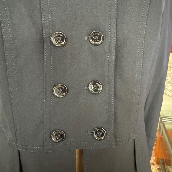 Women's Burberry london  Military Jacket with matching Pant size 4 Dark Navy - Picture 4 of 11